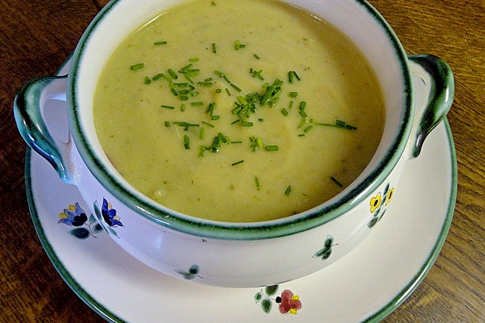 Zucchini - Blumenkohl - Cremesuppe