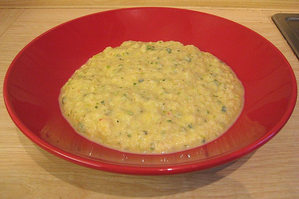 Zucchini - Blumenkohl - Cremesuppe