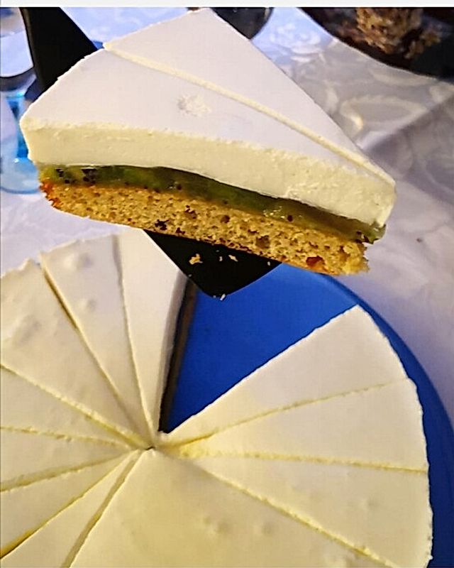 Kiwi - Quarkcreme - Torte