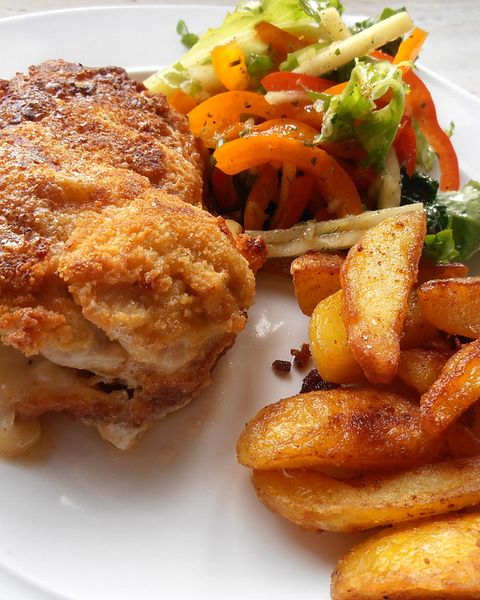 Mediterranes Cordon bleu mit Feta und Oliven von Eisbaerbonzo