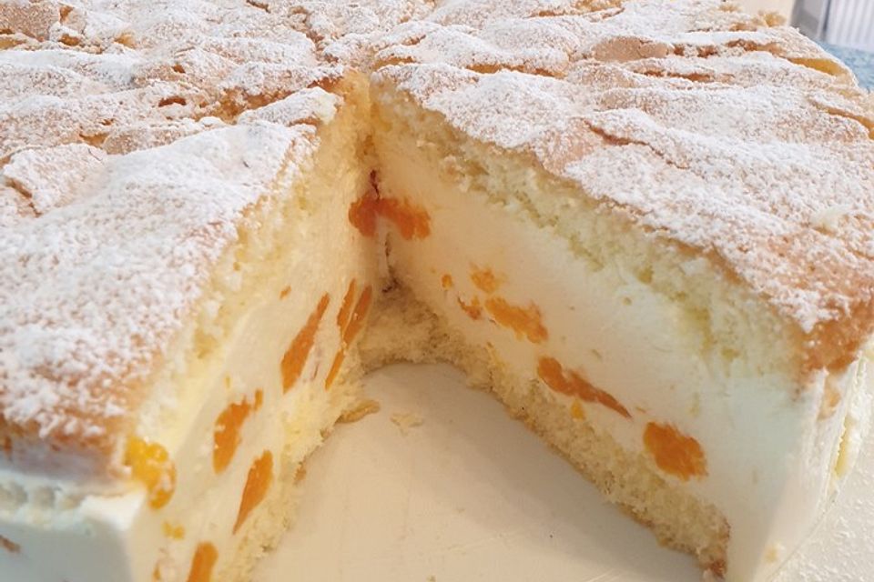 Käsesahnetorte mit Mandarinen