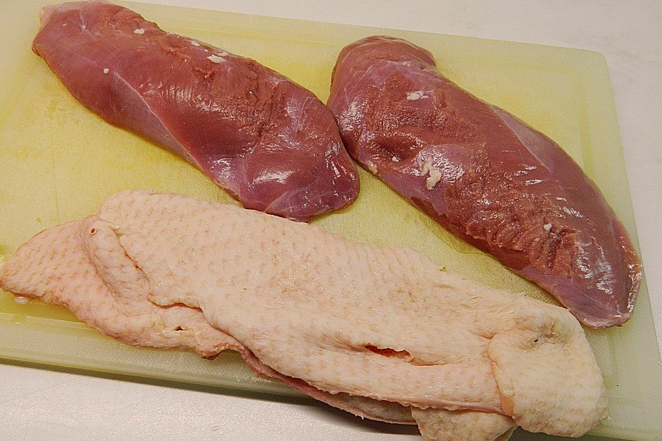 Entenragout mit Bandnudeln Entenragout mit Bandnudeln