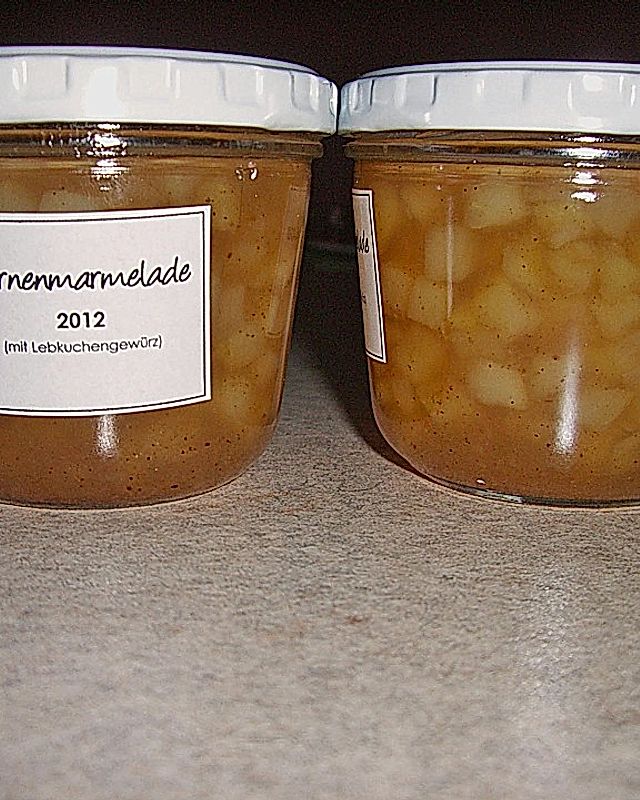 Birnen - Lebkuchen - Marmelade