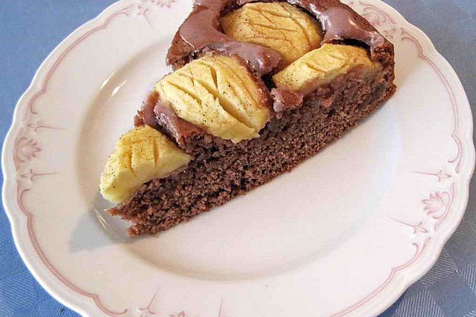 Apfel - Schokoladen - Kuchen