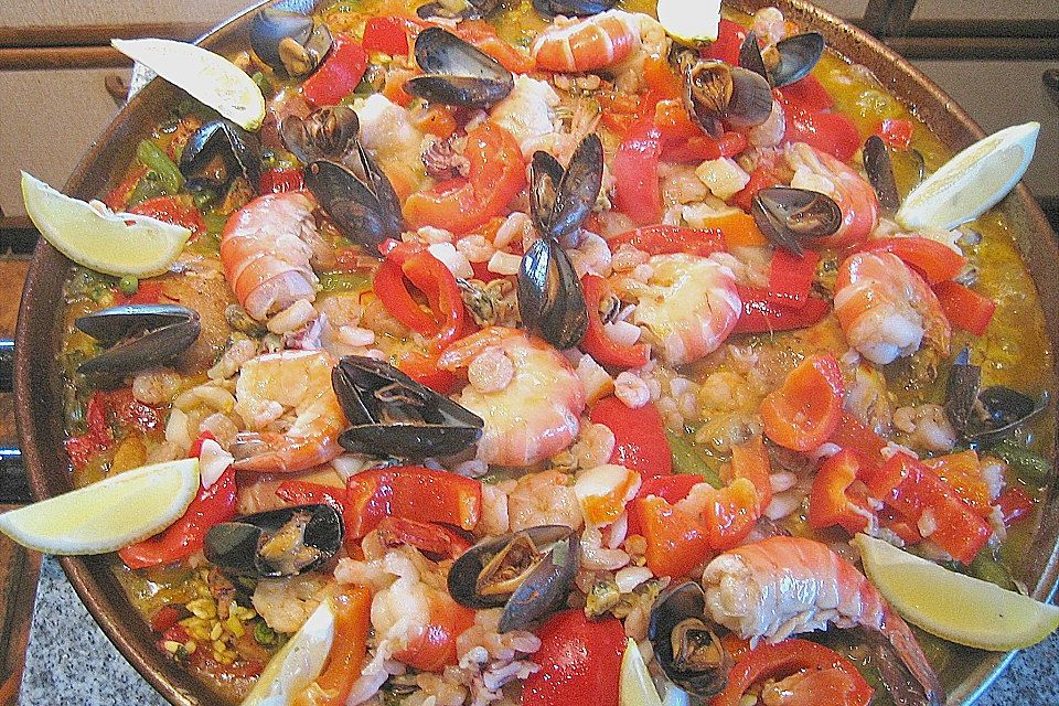 Paella nach Art von Valencia