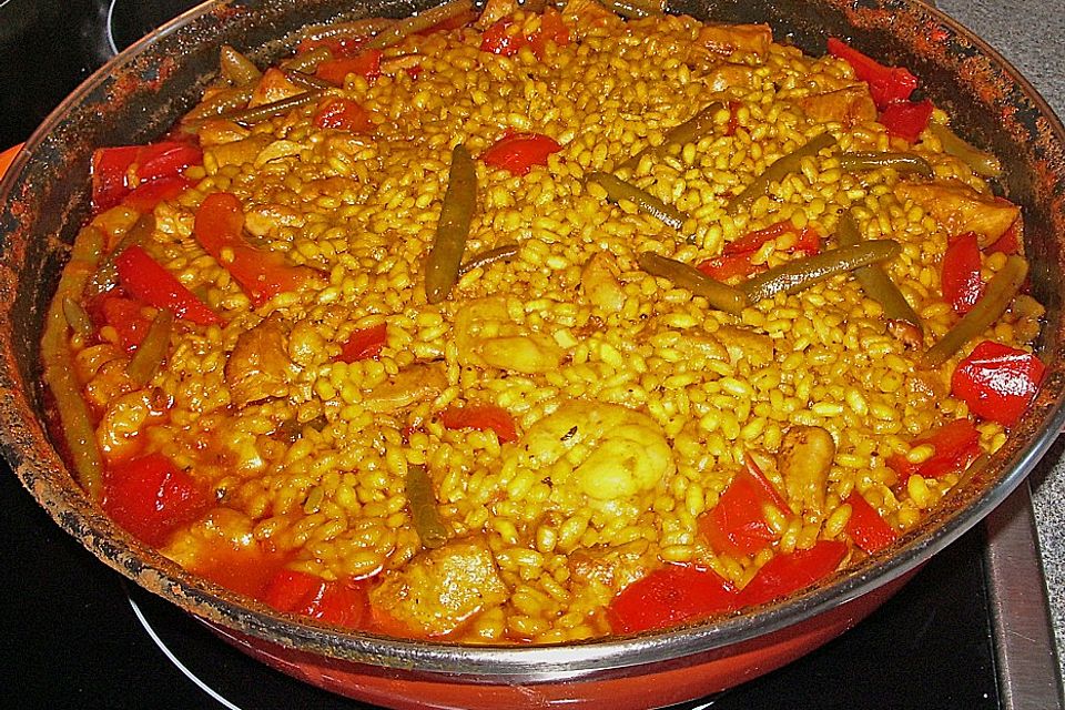 Paella nach Art von Valencia