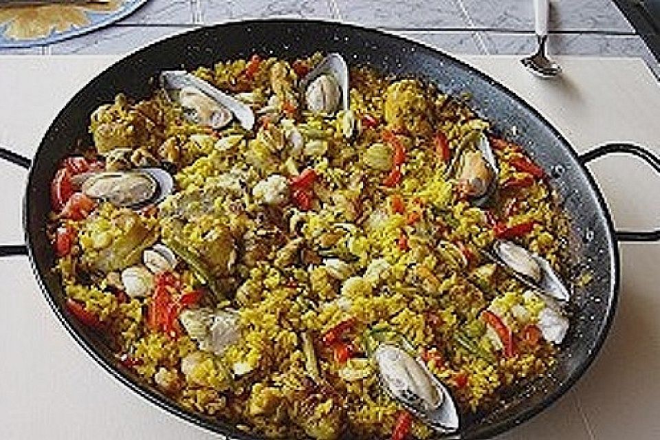 Paella nach Art von Valencia