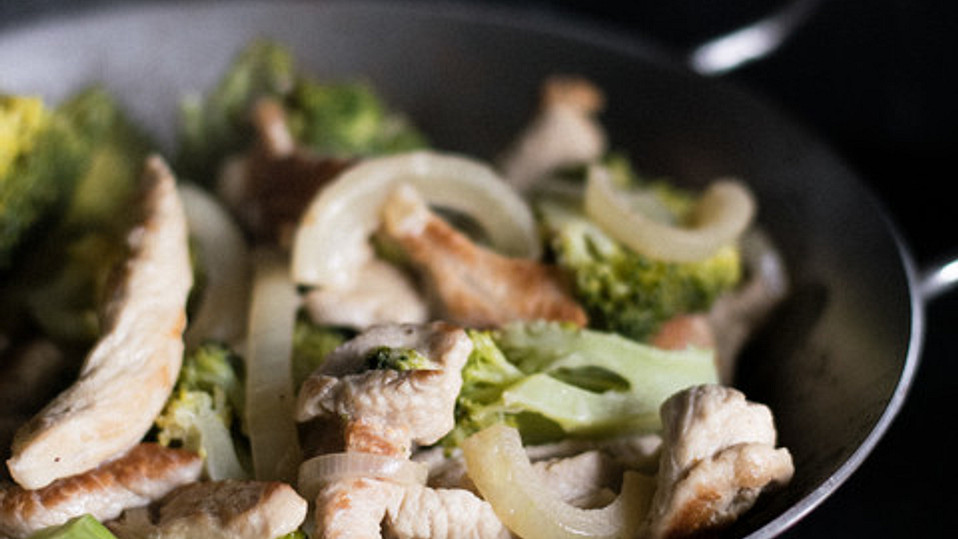 Putengeschnetzeltes mit Brokkoli von Sandybee Putengeschnetzeltes mit Brokkoli von Sandybee