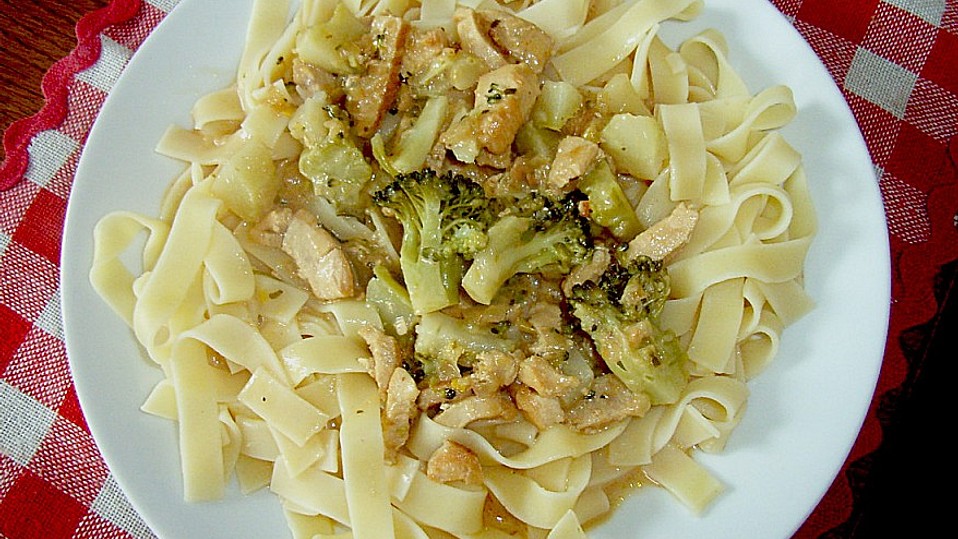 Putengeschnetzeltes mit Brokkoli von Sandybee Putengeschnetzeltes mit Brokkoli von Sandybee