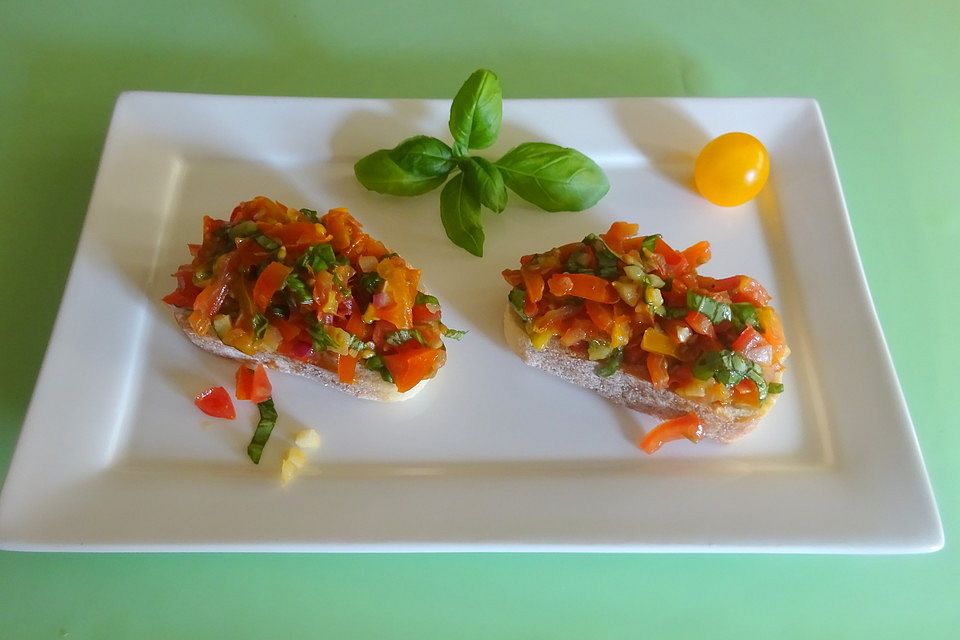 Scharfe Schmalspur - Bruschetta