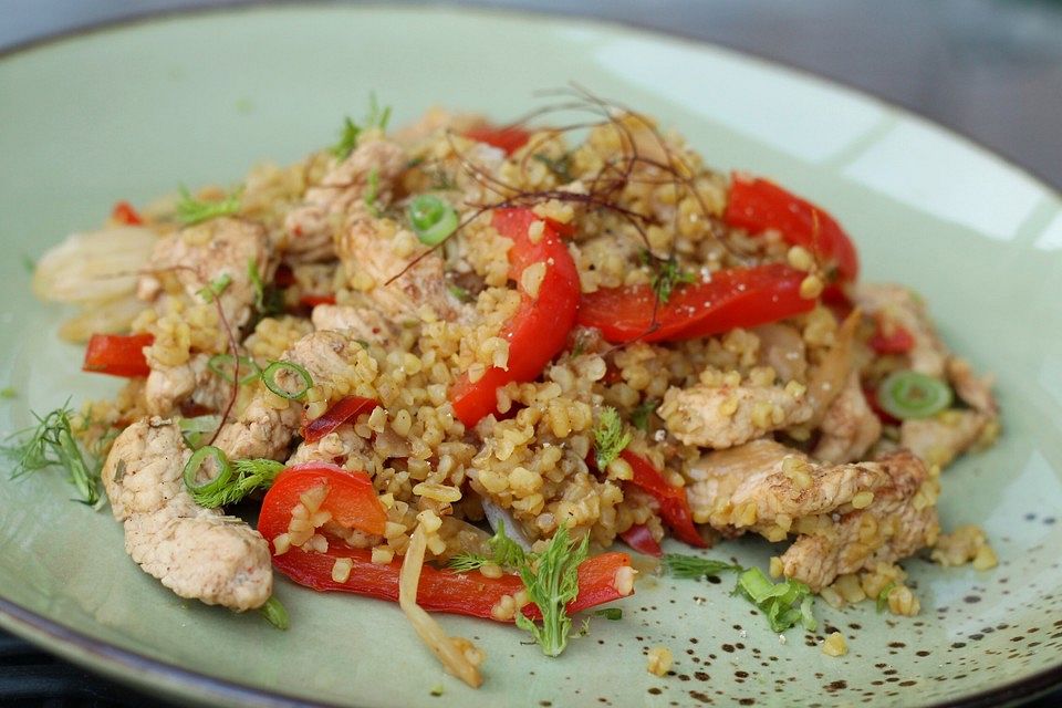 Mariniertes Putenfleisch mit Fenchel und Ras el Hanout