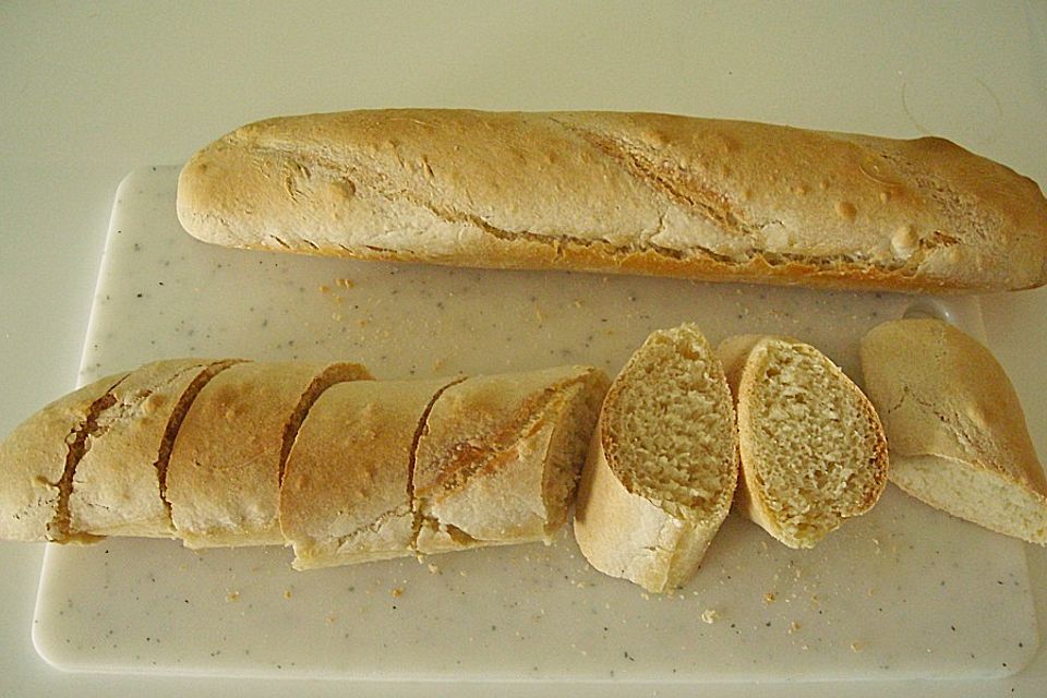 Baguette mit Poolish und kalter Führung