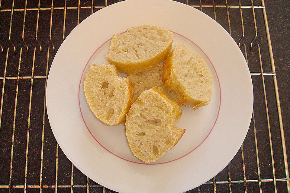 Baguette mit Poolish und kalter Führung