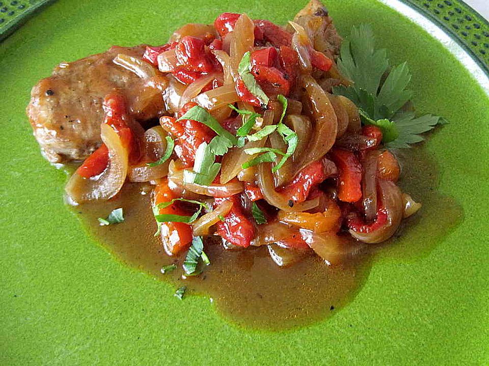 Paprika - Zwiebel - Gemüse von Maja2710 | Chefkoch