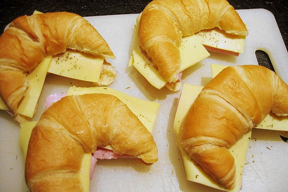 Schinken - Käse - Croissants