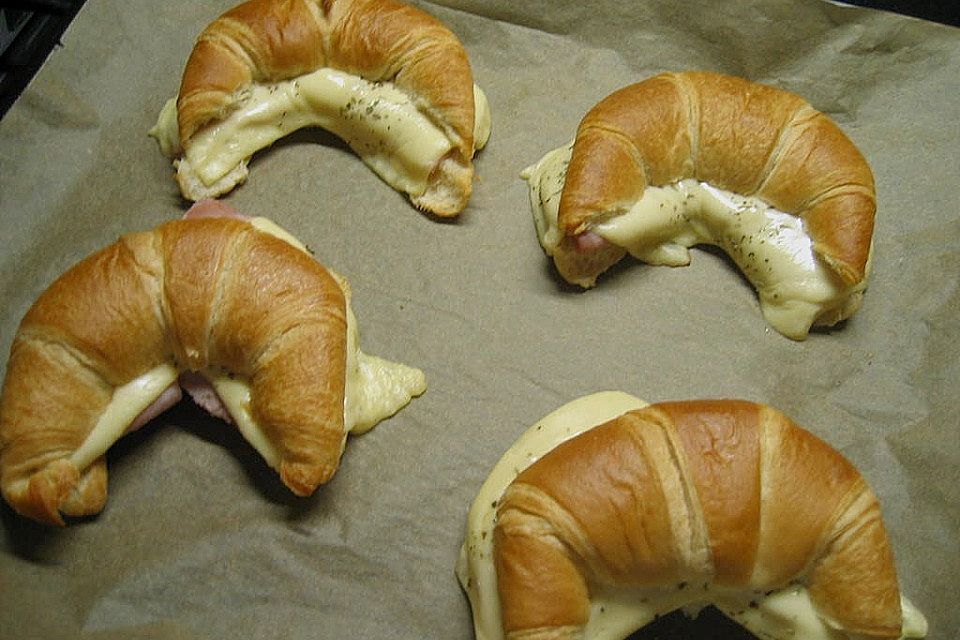 Schinken - Käse - Croissants