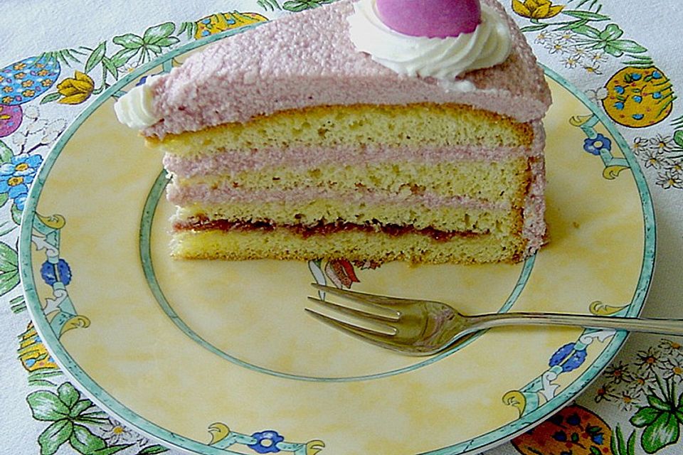 Himbeer - Ostertorte