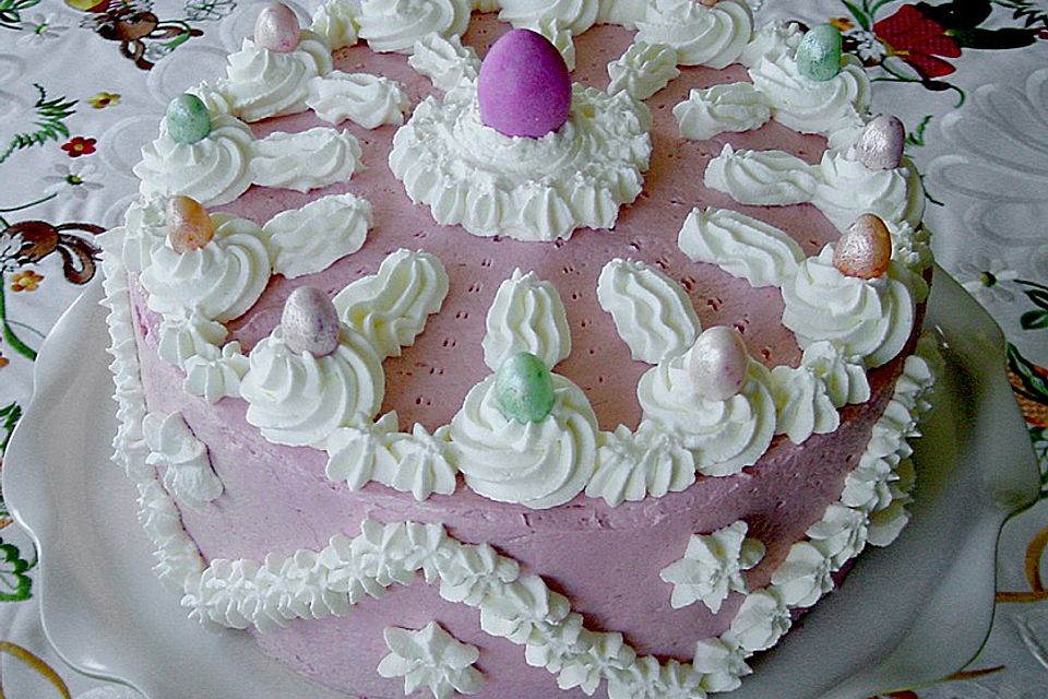 Himbeer - Ostertorte
