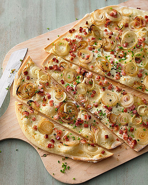 Einfacher Flammkuchen – selber machen