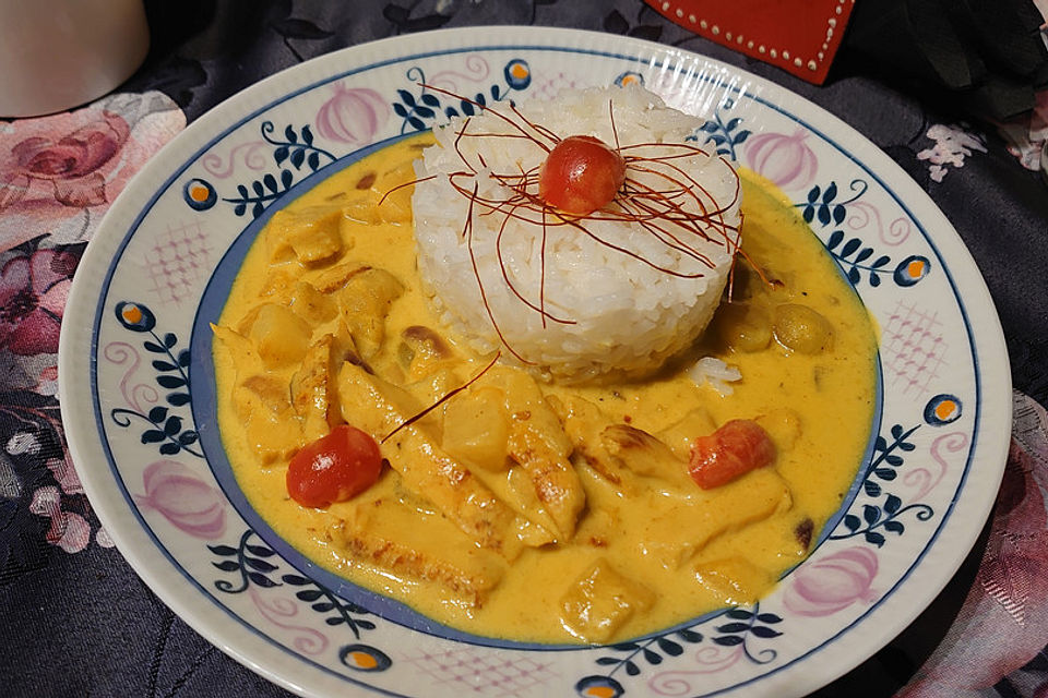 Fruchtiges Curry - Hühnchen