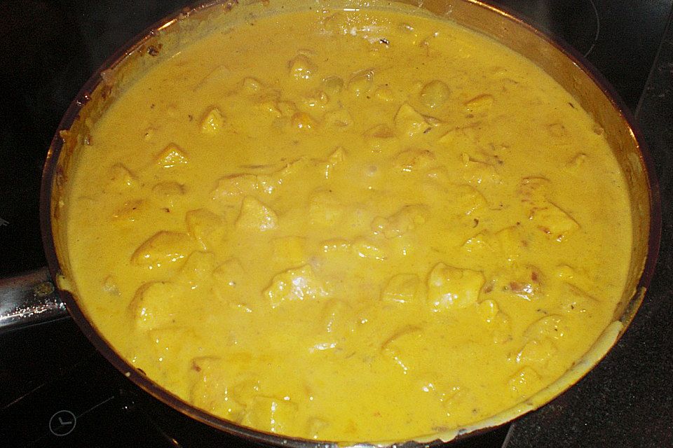 Fruchtiges Curry - Hühnchen