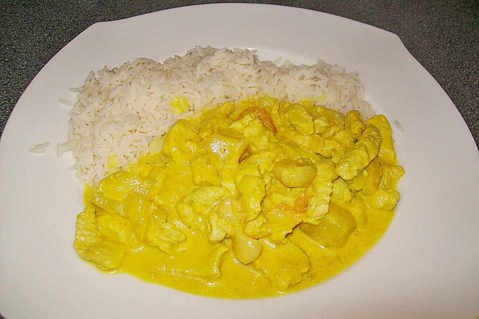 Fruchtiges Curry - Hühnchen