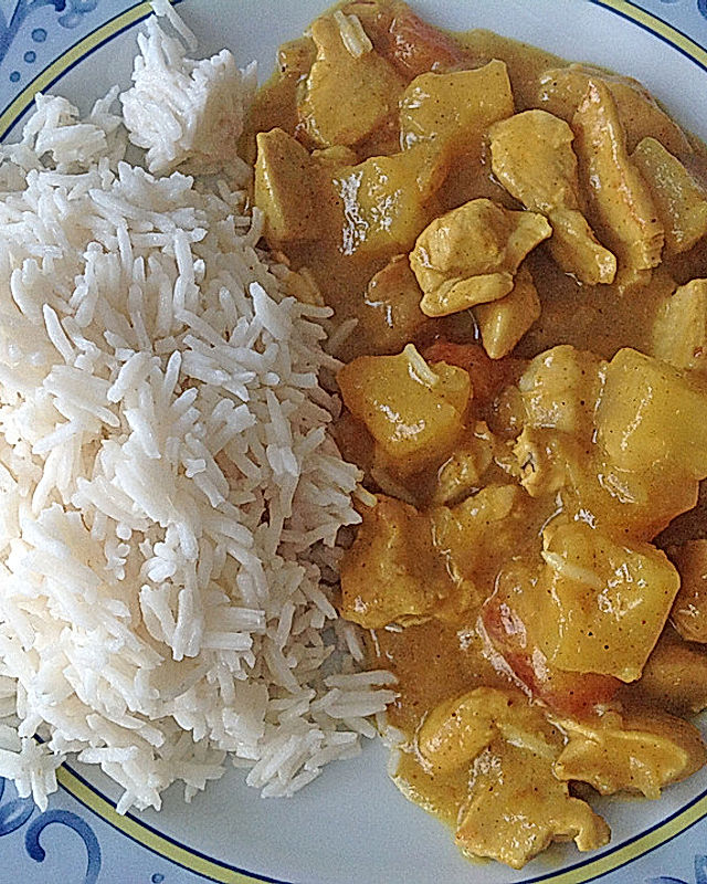 Fruchtiges Curry - Hühnchen