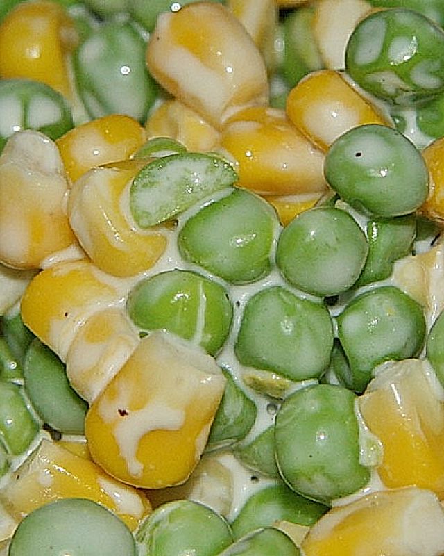 Erbsen - Mais - Salat