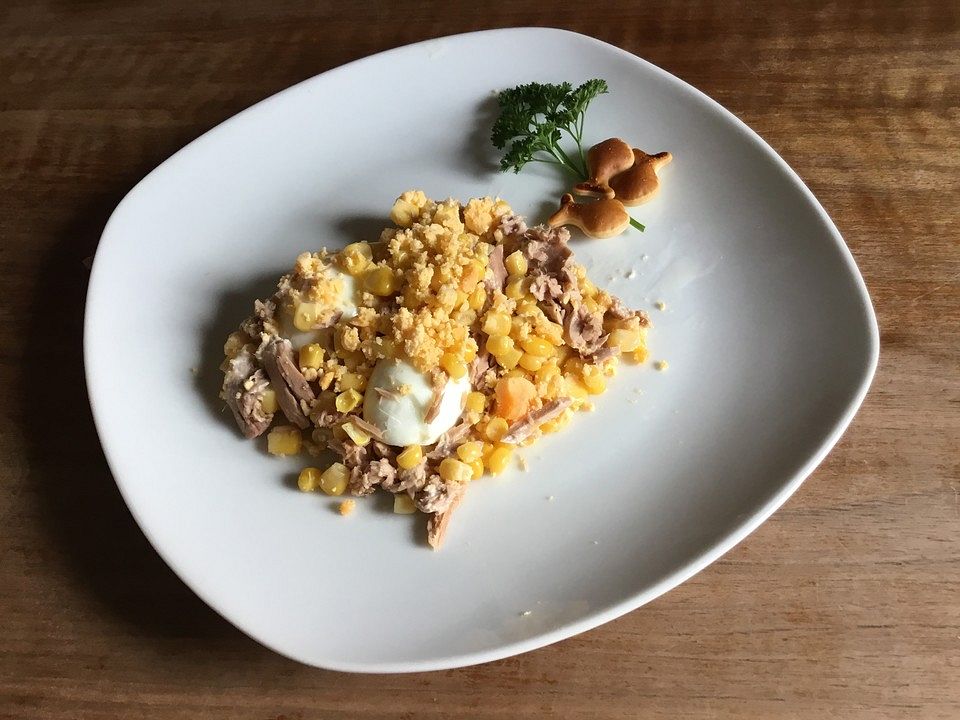 Schichtsalat mit Ei und Thunfisch von Caroli66| Chefkoch