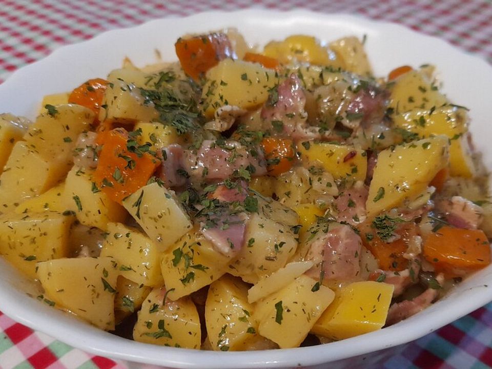 Kartoffelsalat ohne Mayonnaise von Honigbiene777| Chefkoch