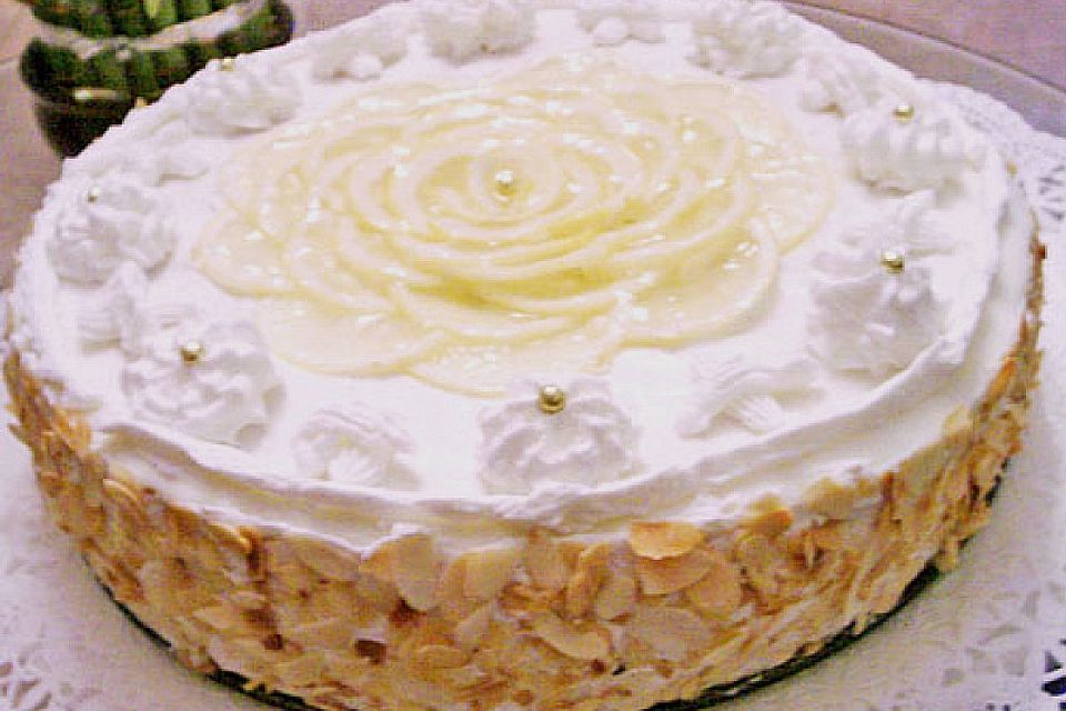 Zitronen - Sekt - Torte