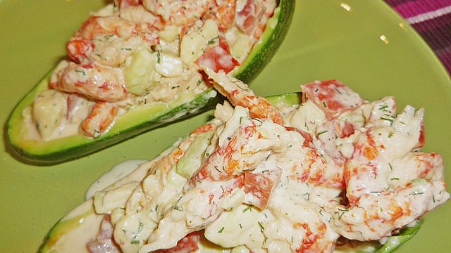 Avocado, mit Krabben gefüllt von Ralf67