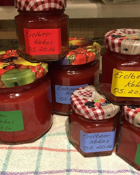 Erdbeerkonfitüre mit grünem Pfeffer von Isi13