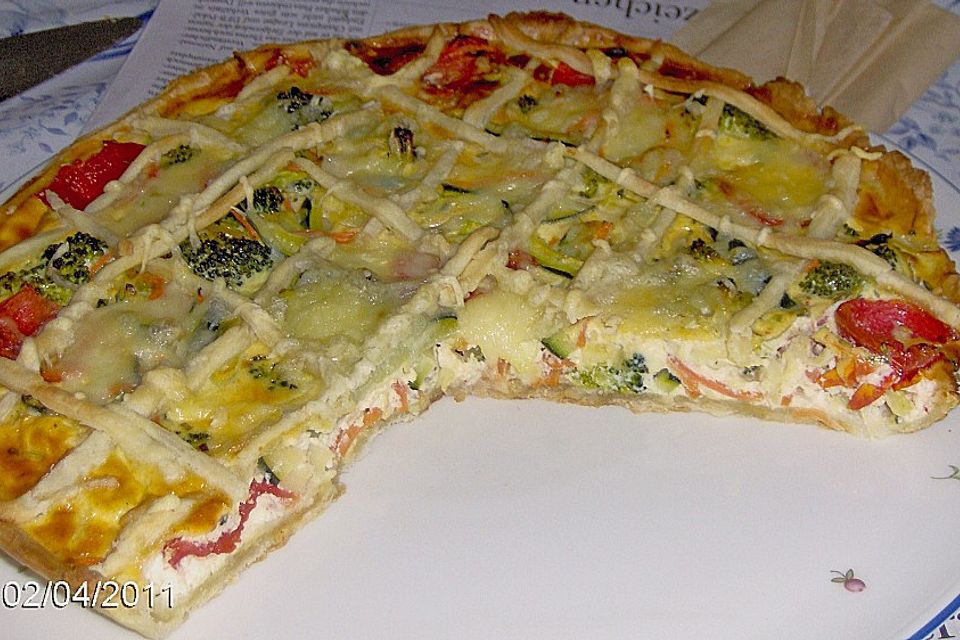 Gemüse - Quiche