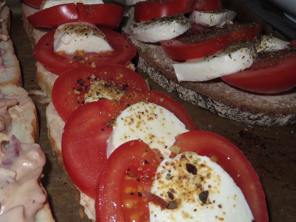 Mozzarella - Tomaten - Baguette von Tatronis| Chefkoch