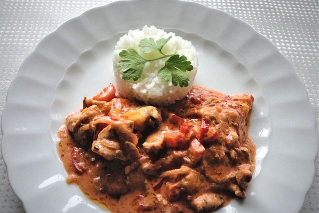 Gyros mit Metaxasauce