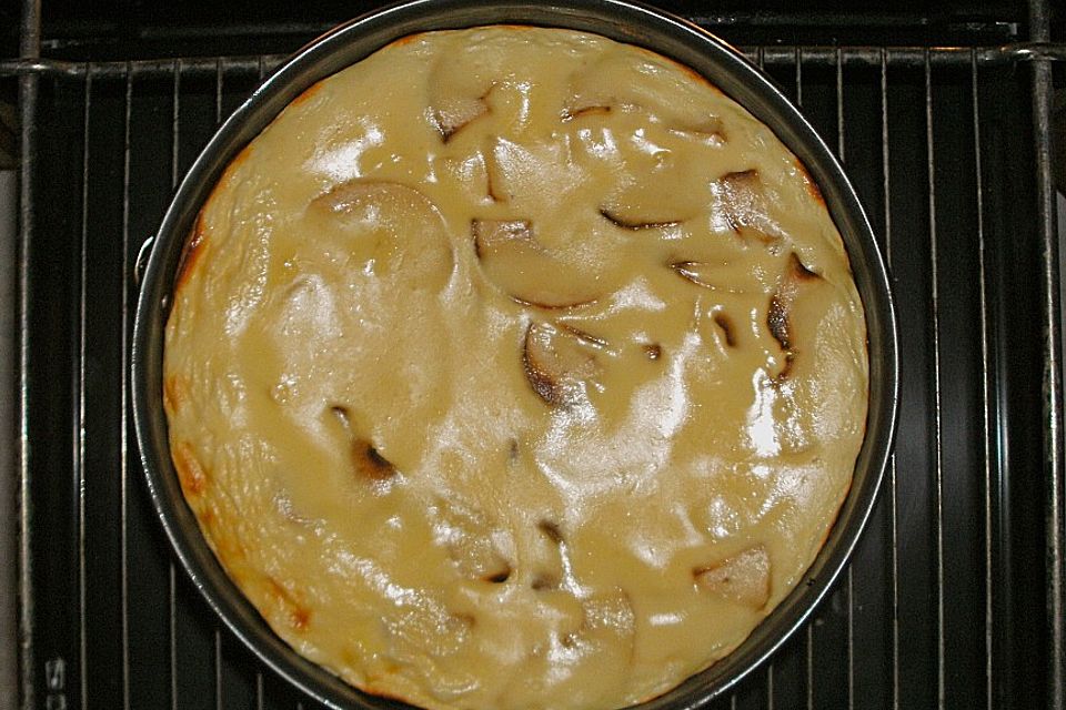 Apfelkuchen mit Rahmguss