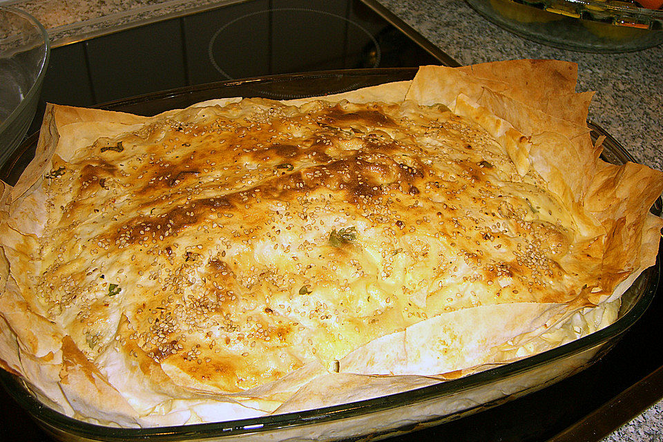 Schafskäse-Börek aus dem Ofen