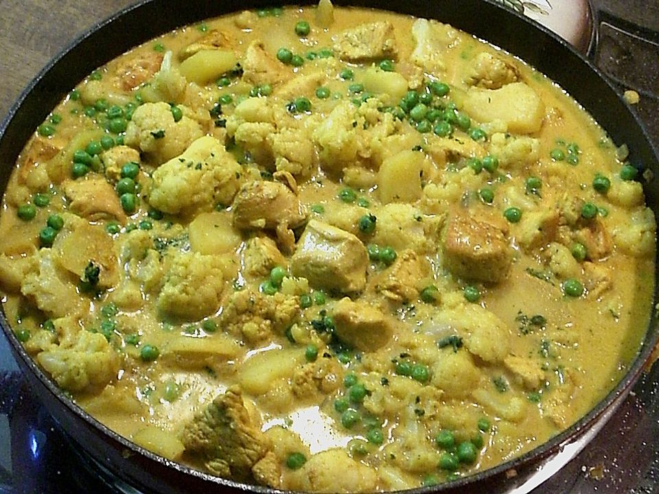 Blumenkohl - Puten - Curry von YellowChick| Chefkoch