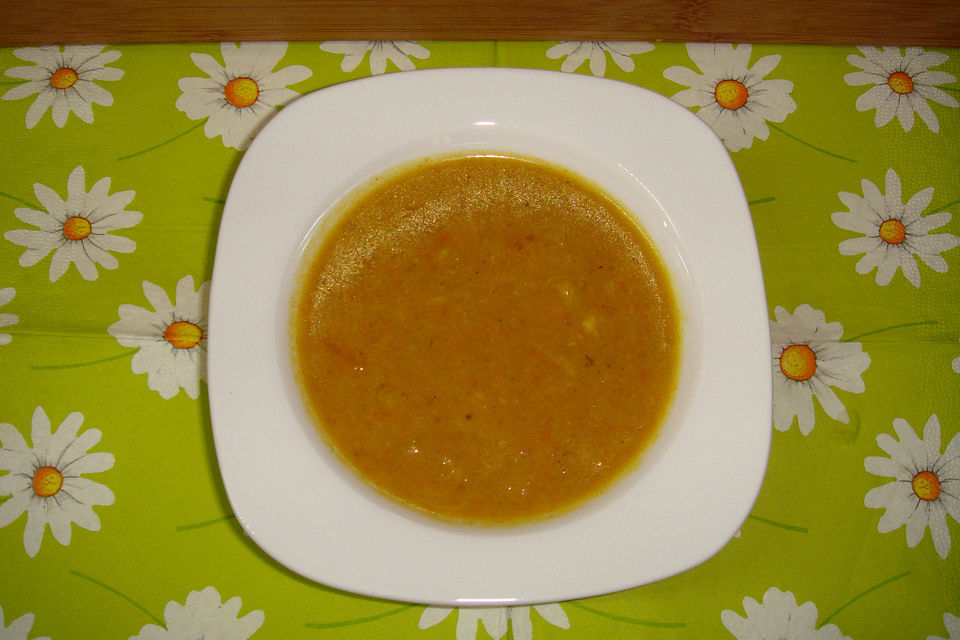 Kürbissuppe mit Curry