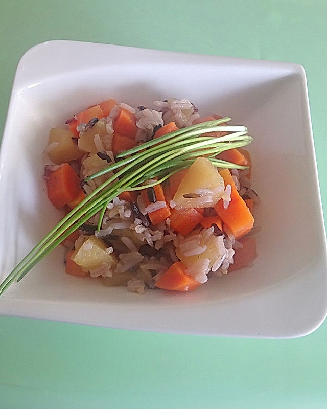 Karotten - Reis - Apfelbrei
