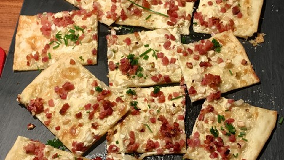 Einfacher Flammkuchen – selber machen