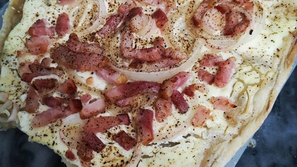 Einfacher Flammkuchen – selber machen
