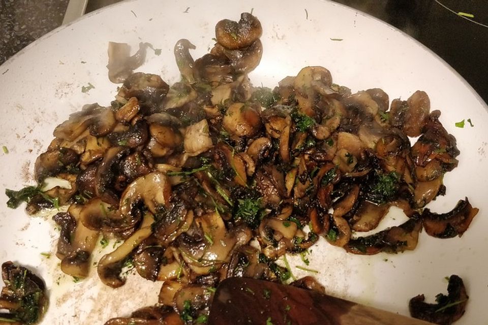 Knoblauch-Champignons