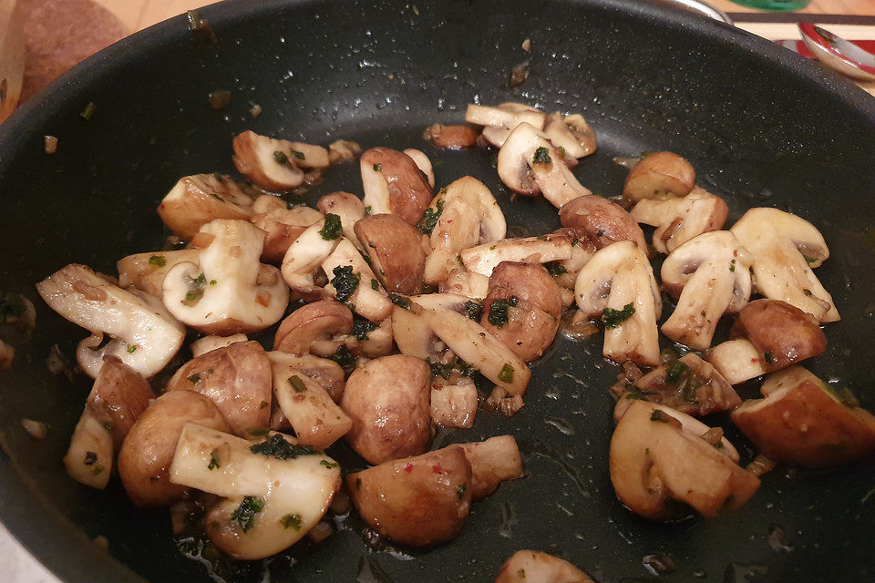 Knoblauch-Champignons