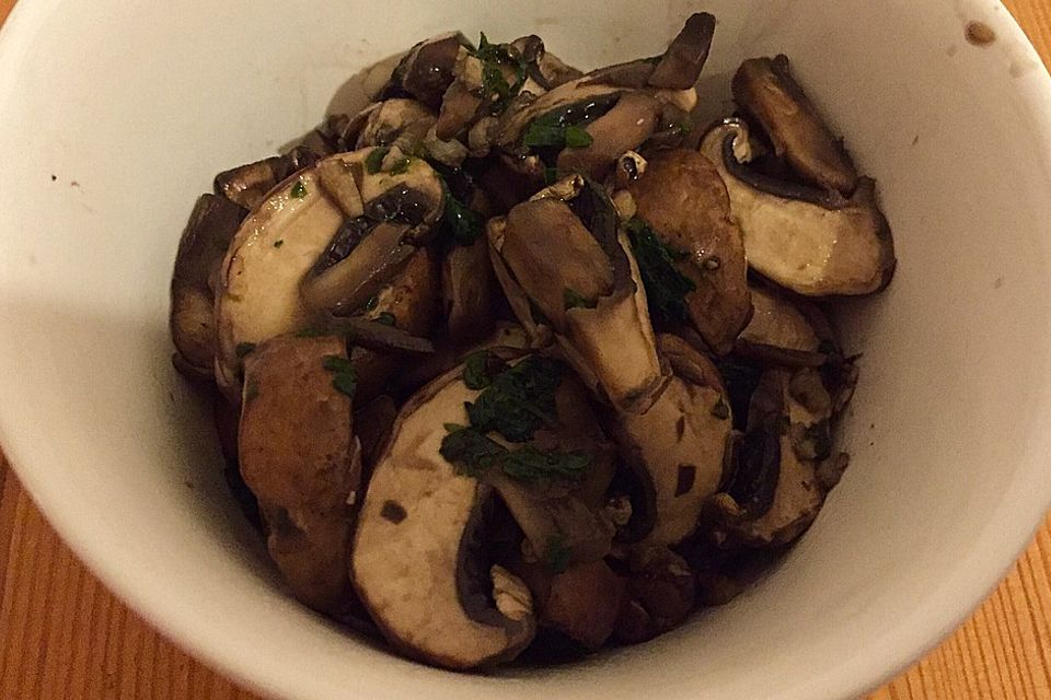 Knoblauch-Champignons