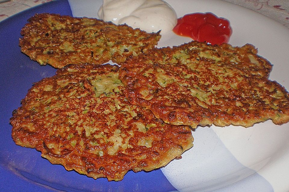 Apfel - Zucchini - Puffer