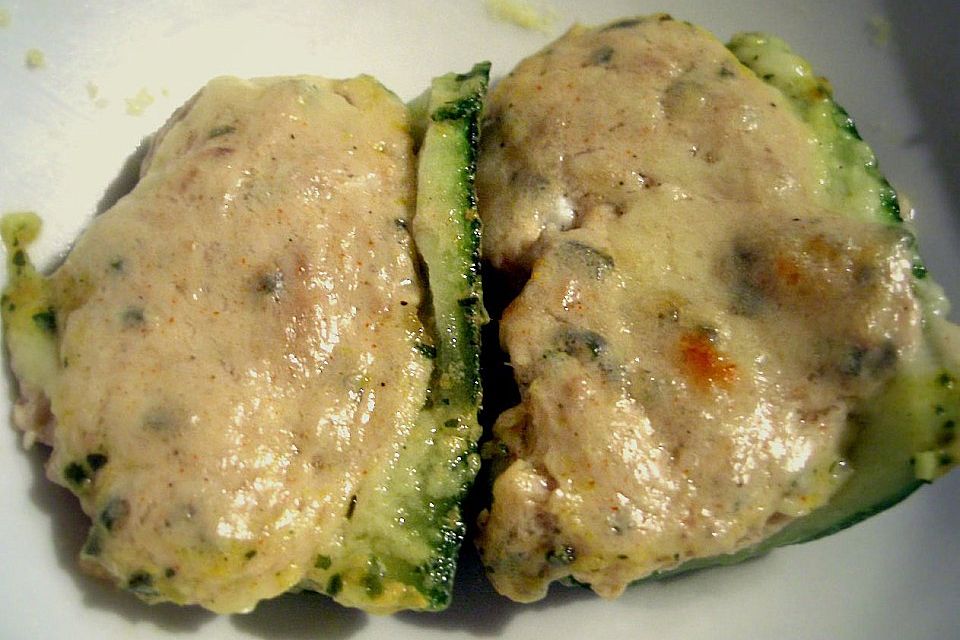 Zucchini mit Thunfisch - QimiQ - Füllung