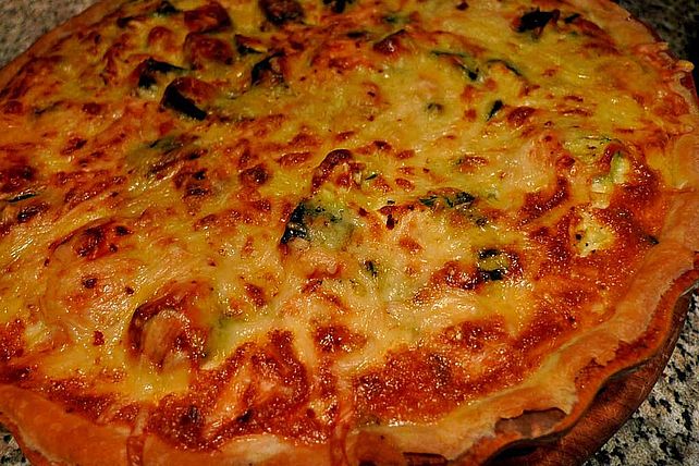 Quiche mit Zucchini und Räucherlachs von annaanja| Chefkoch