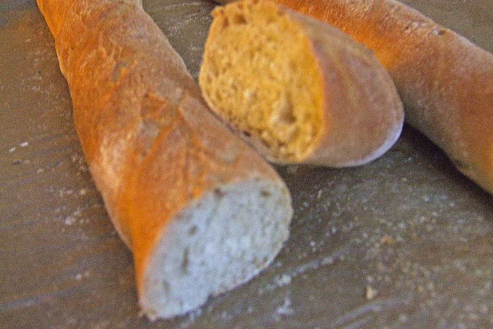 Baguette mit Sauerteig